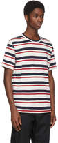 Thumbnail for your product : Junya Watanabe Off-White Cotton Pique Striped T-Shirt