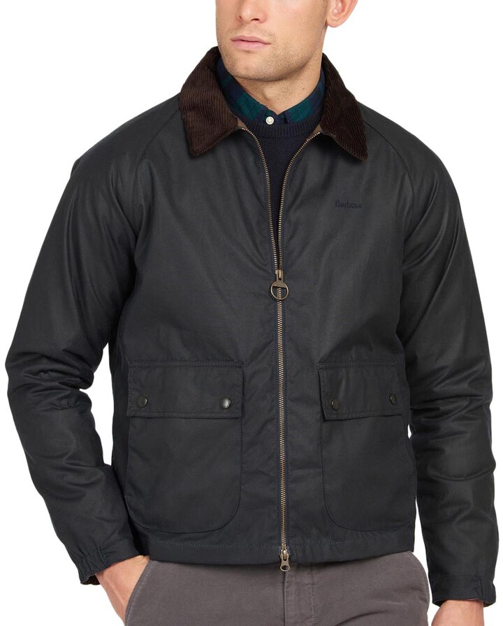 Barbour Men's Dom Waxed Cotton Jacket - ShopStyle Outerwear