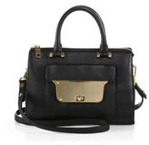 Thumbnail for your product : Milly Isabella Pebbled-Leather Small Satchel