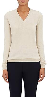 Barneys New York Women's Cashmere V-Neck Sweater - Beige, Tan