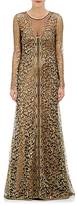 Thumbnail for your product : Alberta Ferretti WOMEN'S BUSTLE-BACK GUIPURE LACE GOWN
