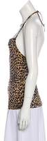 Thumbnail for your product : Dolce & Gabbana Animal Print Halter Top brown Animal Print Halter Top