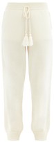 Thumbnail for your product : LoveShackFancy Tristan Knitted Wool-blend Track Pants - Cream