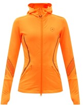 Thumbnail for your product : adidas by Stella McCartney Truepace Stretch-jersey Midlayer Jacket - Orange