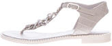 Thumbnail for your product : Chanel Chain-Link T-Strap Sandals