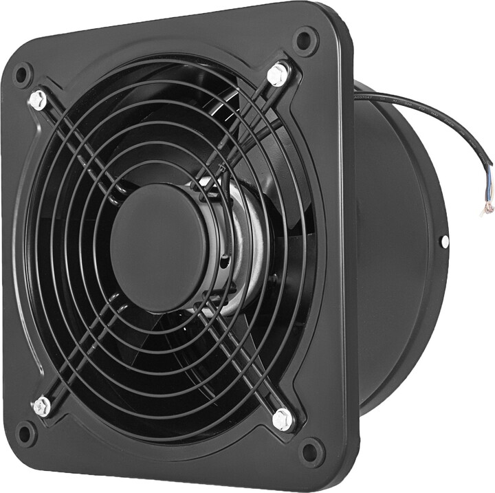 VEVOR Industrial Ventilation Extractor Metal Axial Exhaust Commercial 12 inch Air Blower Fan 250MM Opening Exhaust Fan 2800 RPM Low Noise Stable Running