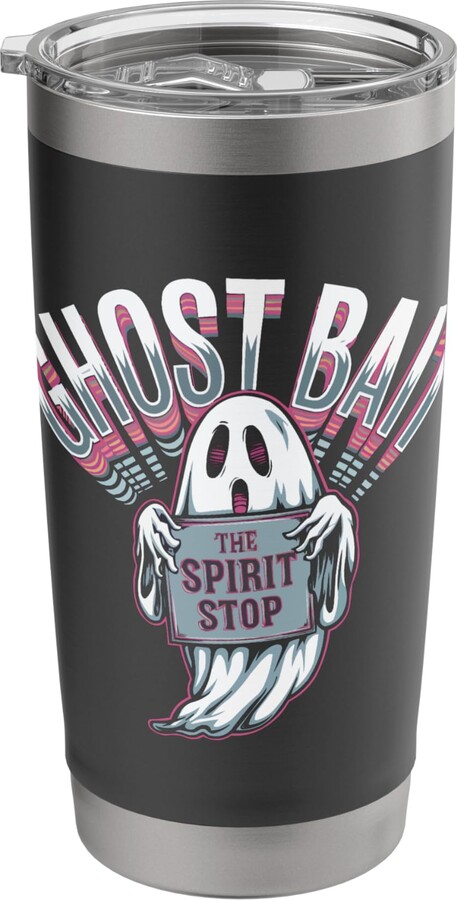 Ghost Bait Halloween SteMi Apparel Ghost Bait Paranormal Investigator Ghost Hunting Halloween Stainless Steel Insulated Tumbler