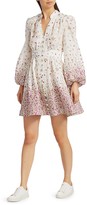 Thumbnail for your product : Zimmermann Carnaby Floral Linen Mini Dress