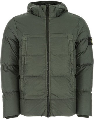 stone island fluffy hood