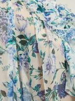 Thumbnail for your product : Zimmermann Moncur Floral-print Silk-chiffon Blouse - Womens - Blue Print