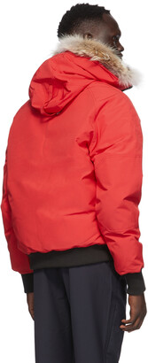 Canada Goose Red Down Chilliwack Bomber Jacket