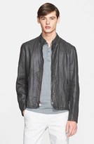 Thumbnail for your product : John Varvatos Collection Waxed Linen Moto Jacket