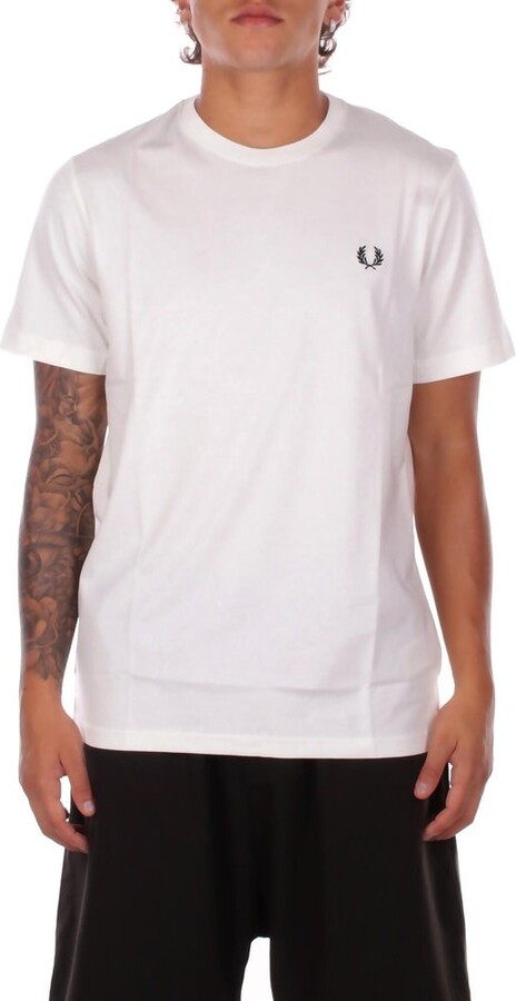 Fred Perry Logo-Embroidered Crewneck T-Shirt