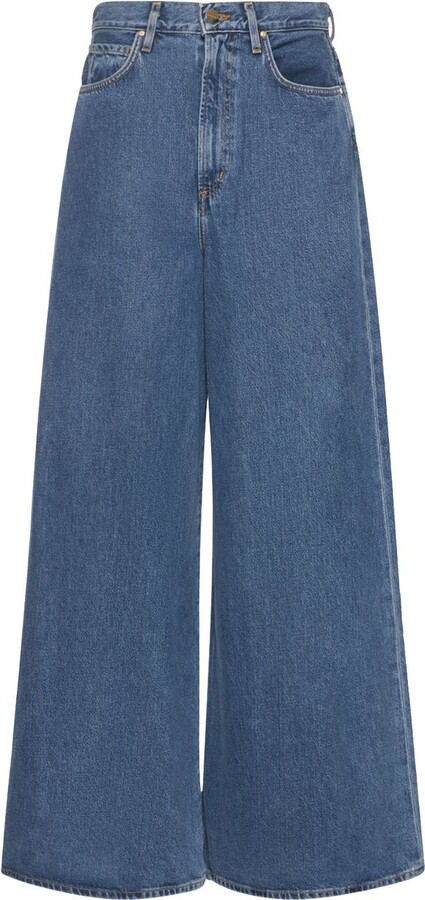 Gold Sign The Gaucho high rise wide jeans - ShopStyle