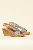 Thumbnail for your product : Wallis Camel Slingback Knotted Wedge