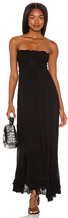 bustier dress maxi