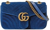 Thumbnail for your product : Gucci GG Marmont velvet shoulder bag