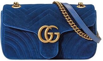 Gucci GG Marmont velvet shoulder bag