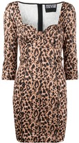 Thumbnail for your product : Versace Jeans Couture Animalier Print Mini dress