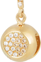 Thumbnail for your product : Aurélie Bidermann Fine Jewelry 18-karat gold diamond bell earrings