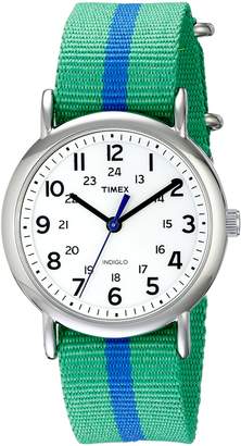 Timex Men's Weekender T2P143 Nylon Analog Quartz Watch