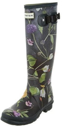 Hunter Floral Print Rain Boots