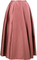 Rochas - Satin pleated skirt 