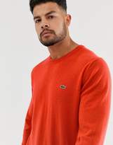Thumbnail for your product : Lacoste Crew Neck Jumper-Orange
