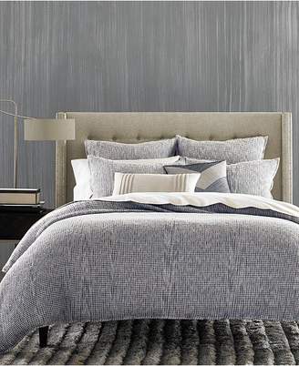 Hotel Collection CLOSEOUT! Waffle Weave Chambray Bedding Collection, Created for Macy's