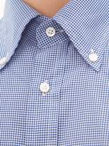 Thumbnail for your product : Ralph Lauren Purple Label Logo-embroidered Gingham Cotton Shirt - Mens - Blue White