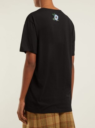 Gucci Logo-print Cotton T-shirt - Black
