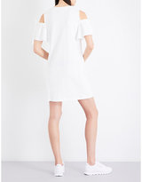 Thumbnail for your product : Izzue Cold-shoulder cotton-jersey dress
