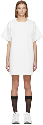 MM6 MAISON MARGIELA White Denim T-Shirt Dress