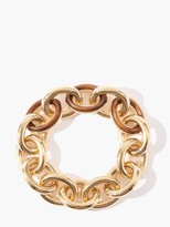 Thumbnail for your product : Jil Sander Eclipse Wood And Gold-tone Link Bracelet - Brown Gold