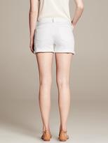 Thumbnail for your product : Banana Republic White Denim Roll-Up Short
