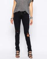 Thumbnail for your product : Diesel Skinzee Low Rise Super Skinny Jeans With Distressing