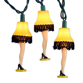 Kurt Adler A Christmas Story 10-Bulb Leg Lamp String Light Set - Indoor & Outdoor
