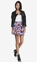 Thumbnail for your product : Express High Waist Full Mini Skirt - Multicolor Floral