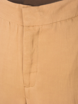 Thumbnail for your product : Choies Khaki Large-sized High Waist Wide Leg Pants