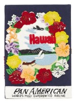 Thumbnail for your product : Olympia Le-Tan Pan-american Airways Embroidered Book Clutch - Black Multi
