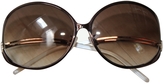 Thumbnail for your product : Roberto Cavalli Brown Metal Sunglasses