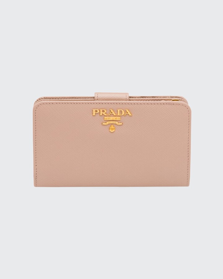 prada medium saffiano wallet