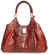 Thumbnail for your product : Brahmin Elisa Croc Embossed Leather Shoulder Bag
