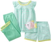 Thumbnail for your product : Carter's 3 Piece Striped Set (Toddler) - Fish-2T