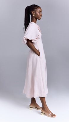 Aje Jessica Frill Midi Dress - ShopStyle