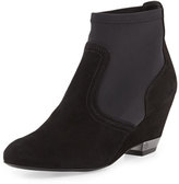 Thumbnail for your product : Tory Burch Brenda Stretch Suede Wedge Bootie