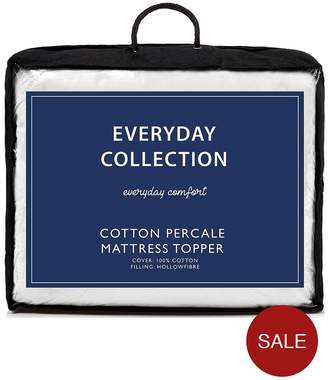 Everyday Collection Cotton Percale Mattress Topper
