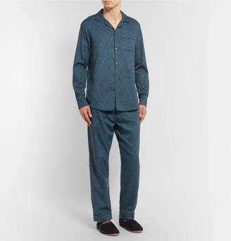 Desmond & Dempsey Printed Cotton Pyjama Shirt