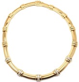 Thumbnail for your product : Tiffany & Co. 18K Yellow Gold Platinum Set Diamond Atlas Necklace