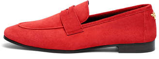 Couture Flaneur Suede Penny Loafers